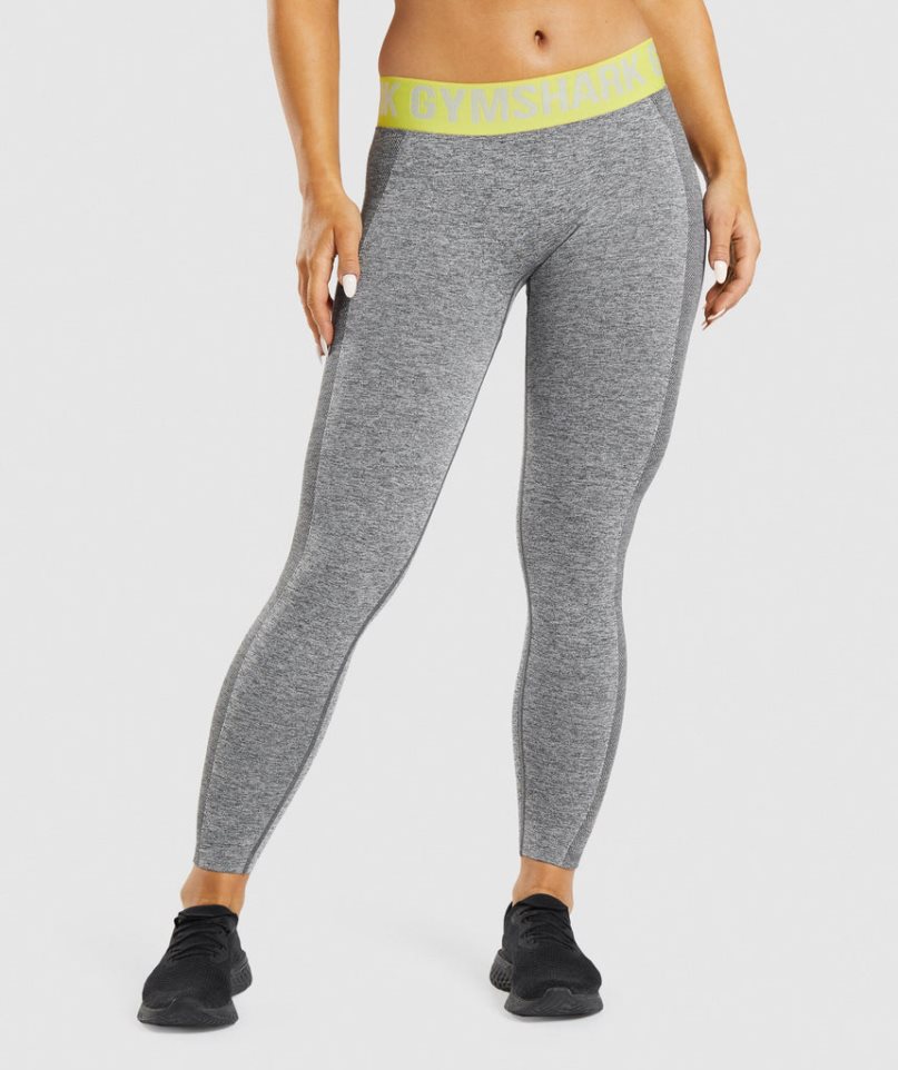 Legginsy Gymshark Flex Low Rise Damskie Szare | PL 594AKT